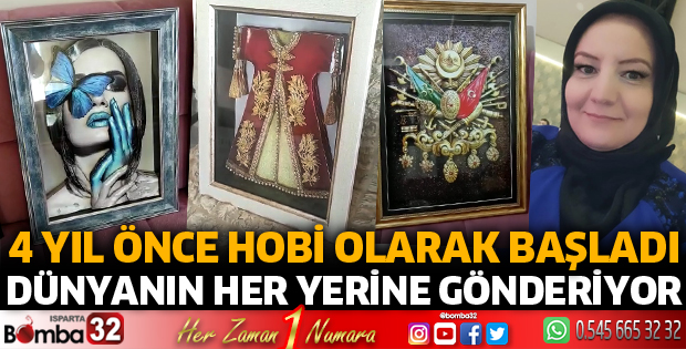 Hobi olarak başladı şimdi dünyaya gönderiyor