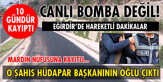 HÜDAPAR BAŞKANININ OĞLU ÇIKTI
