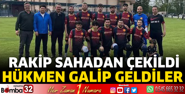 Hükmen galip geldiler