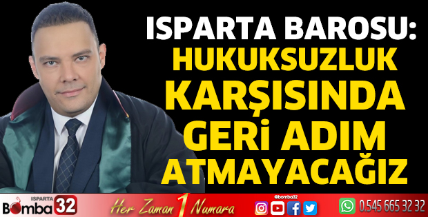 Hukuksuzluk karşısında geri adım atmayacağız