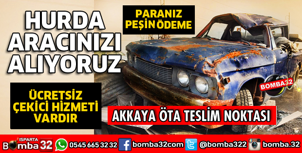 HURDA ARAÇLARINIZI ALIYORUZ
