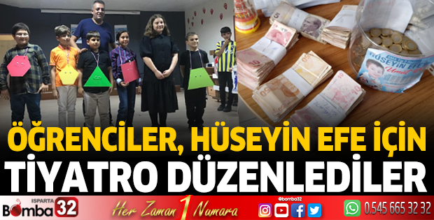 Hüseyin Efe için tiyatro düzenlediler