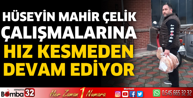 Hüseyin Mahir Çelik çalışmalarına hız kesmeden devam ediyor 