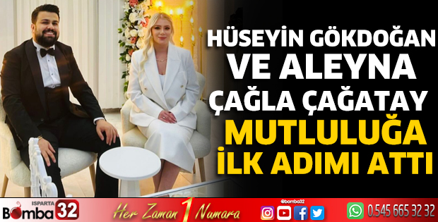 Hüseyin ve Çağla mutluluğa ilk adımı attı