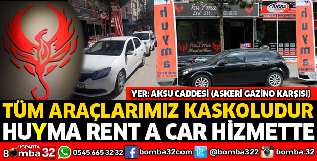 HUYMA RENT A CAR HİZMETTE