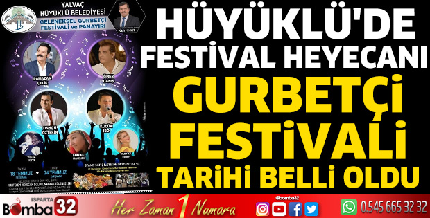 Hüyüklü'de Festival Heyecanı