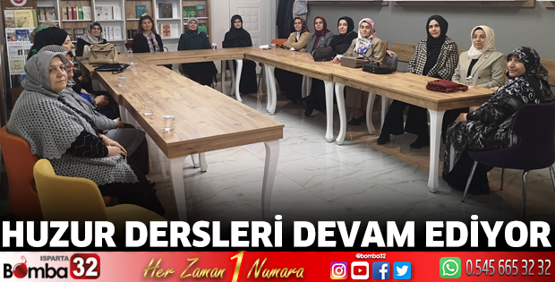 Huzur dersleri devam ediyor
