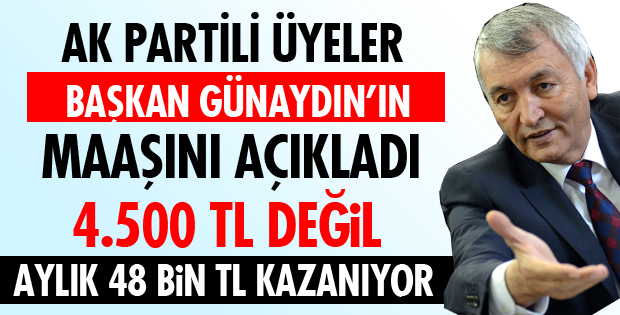 HUZUR HAKLARIYLA 48 BİN LİRA ALIYOR
