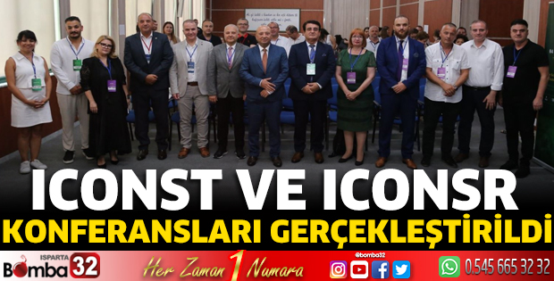 ICONST ve ICONSR Konferansları gerçekleştirildi
