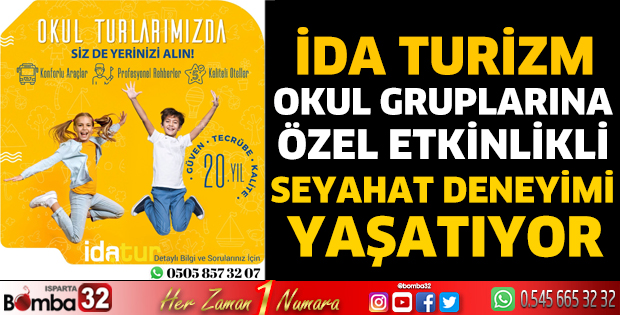 İda Turizm’den okul gruplarına özel seyahat deneyimi
