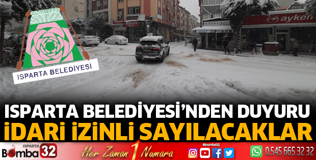 İdari izinli sayılacaklar