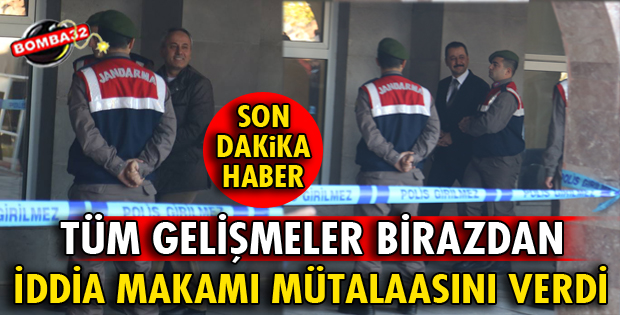 İDDİA MAKAMI MÜTALAASINI VERDİ