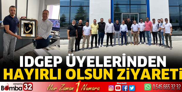 IDGEP'ten hayırlı olsun ziyareti