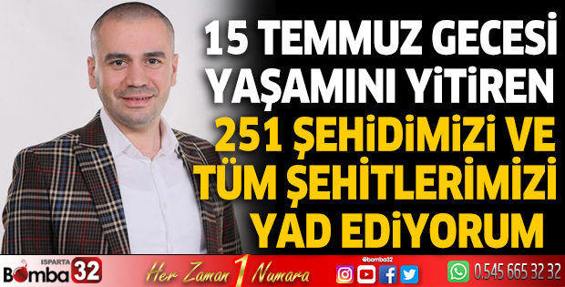 IGC Başkanı Baş’dan 15 Temmuz mesajı