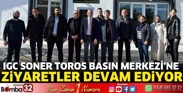 IGC Soner Toros Basın Merkezi’ne ziyaretler devam ediyor