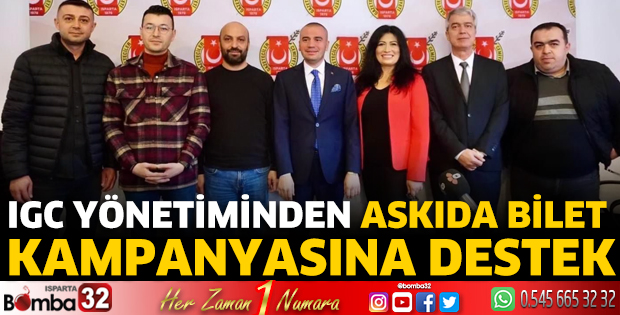 IGC yönetiminden askıda bilet kampanyasına destek