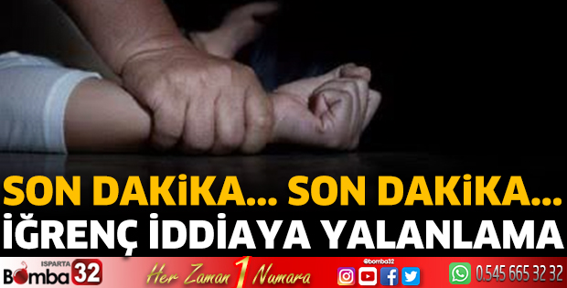 İğrenç iddiaya yalanlama 