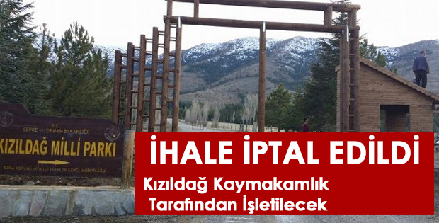 İHALE İPTAL EDİLDİ