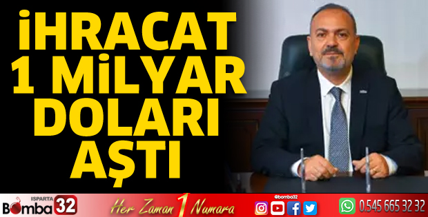 İhracat 1 milyar doları aştı