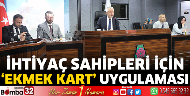 İhtiyaç sahipleri için ‘Ekmek kart’ uygulaması