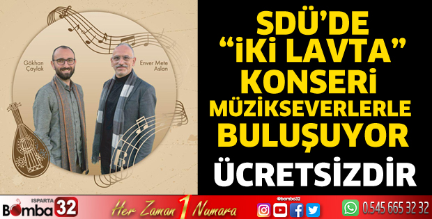 İki Lavta konseri müzikseverlerle buluşuyor