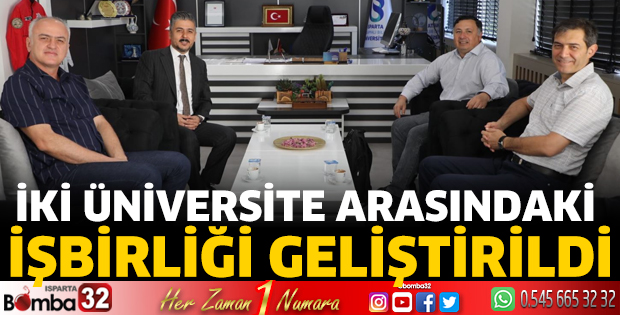 İki üniversite arasındaki işbirliği geliştirildi