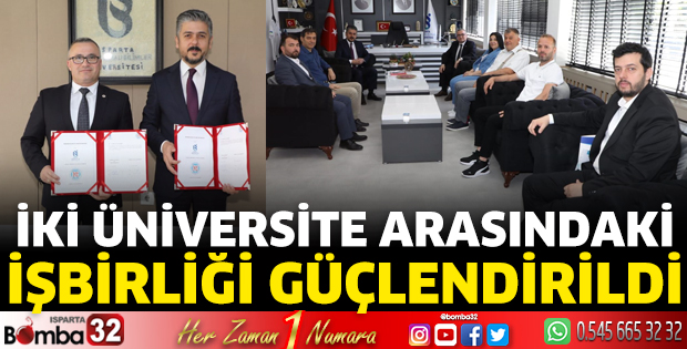 İki üniversite arasındaki işbirliği güçlendirildi
