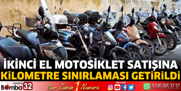 İkinci el motosiklet satışına kilometre sınırlaması getirildi