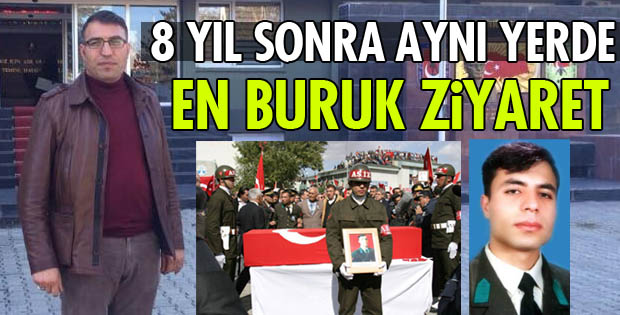 İKİZİNİN ŞEHİT OLDUĞU YERDE!