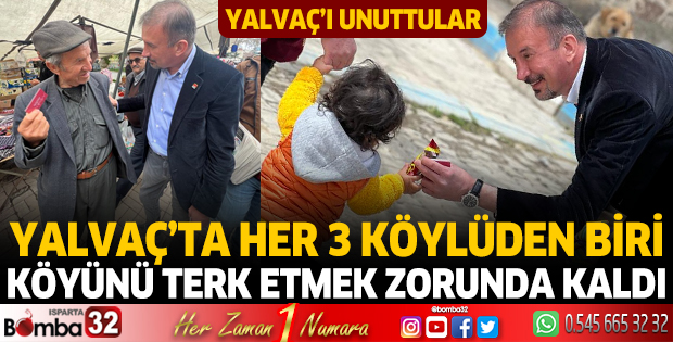 İktidar 21 yıldır Yalvaç’ı unuttu