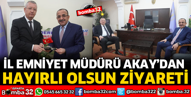 İL EMNİYET MÜDÜRÜNDEN TURAL'A HAYIRLI OLSUN ZİYARETİ