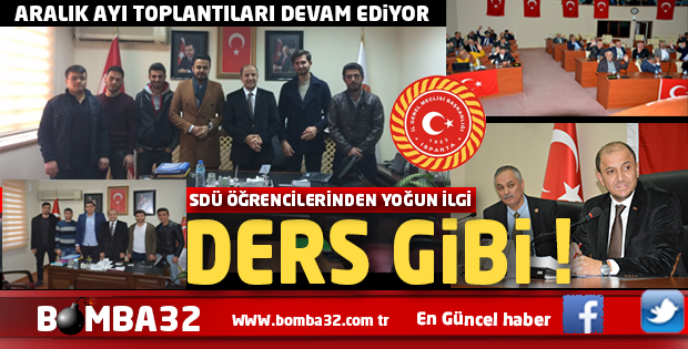 İL  GENEL MECLİS BAŞKANI ALİ BOLAT'A YOĞUN İLGİ 