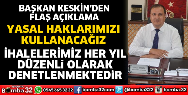 İl Genel Meclisi Başkanından açıklama