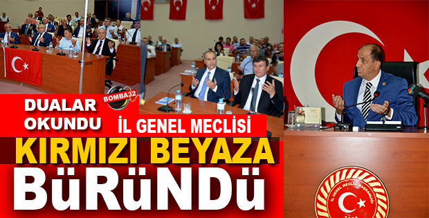 İL GENEL MECLİSİNDEN BAYRAKLI TEPKİ