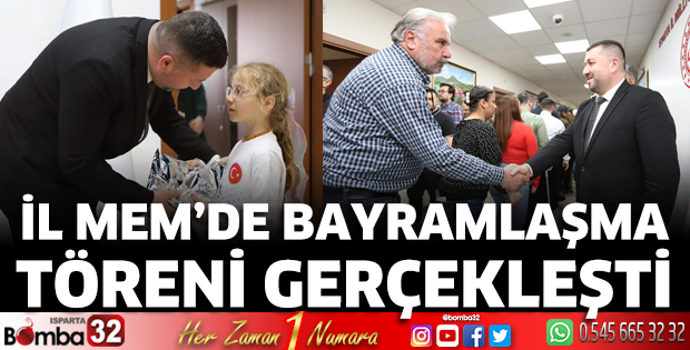 İl MEM'de bayramlaşma töreni gerçekleşti