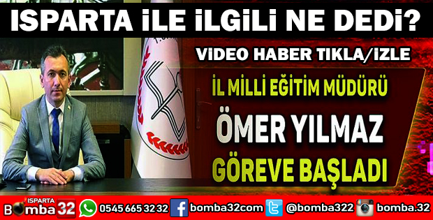 İL MİLLİ EĞİTİM MÜDÜRÜ ÖMER YILMAZ GÖREVE BAŞLADI