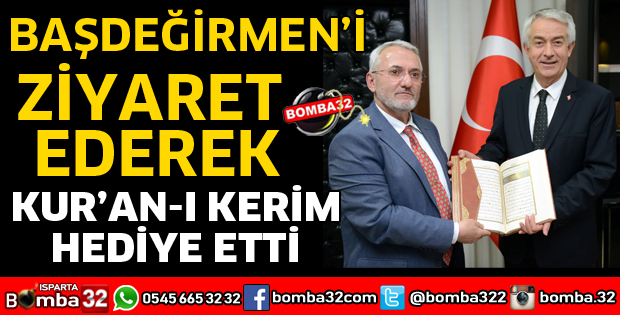İL MÜFTÜSÜ BAŞDEĞİRMEN'İ ZİYARET ETTİ