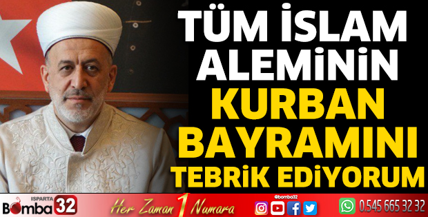 İl Müftüsü Biçer’den Kurban Bayramı Mesajı