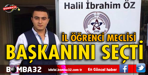 İL ÖĞRENCİ MECLİSİNDE HALİL İBRAHİM ÖZ DÖNEMİ