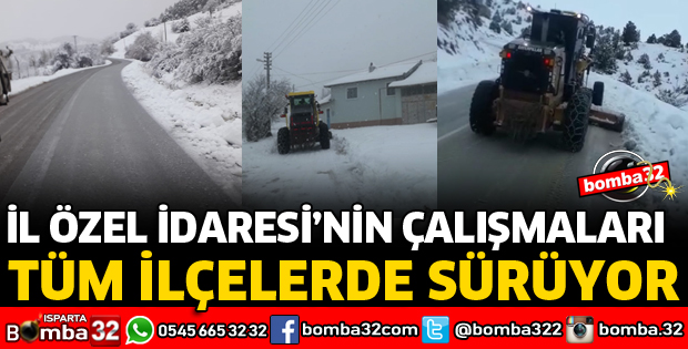 İL ÖZE İDARESİ TÜM KÖYLERDE YOLLARI ULAŞIMA AÇIYOR