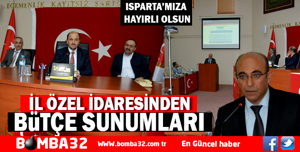 İL ÖZEL İDARESİNDEN BÜTÇE SUNUMLARI 