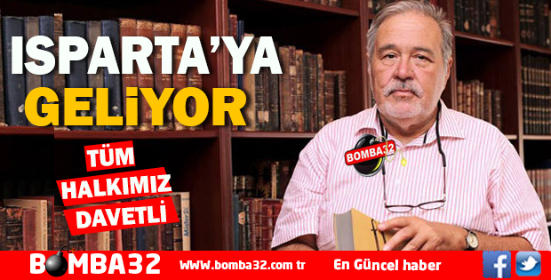 İLBER HOCA BUGÜN ISPARTALI KİTAPSEVERLERLE BULUŞACAK