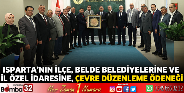 İlçe, Belde Belediyelerine ve İl Özel İdaresine, Çevre Düzenleme ödeneği