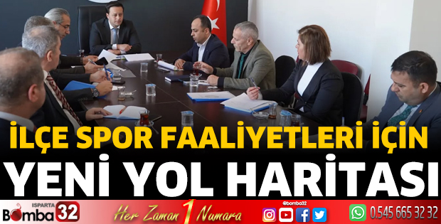 İlçe spor faaliyetleri için yeni yol haritası