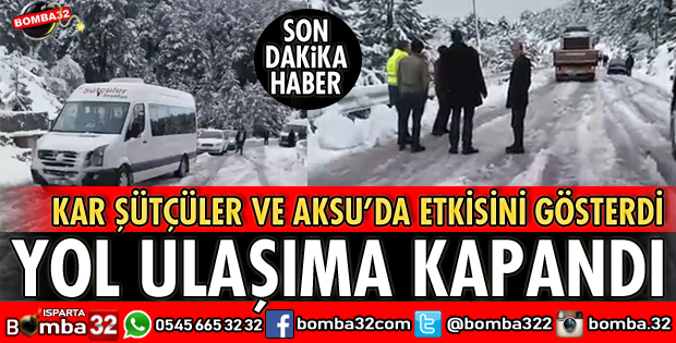 İLÇELERDE KAR YAĞIŞI ETKİSİNİ GÖSTERDİ