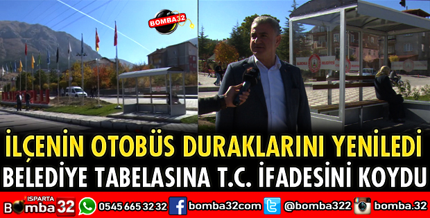 İLÇEYE YENİ OTOBÜS DURAKLARI KOYDURDU