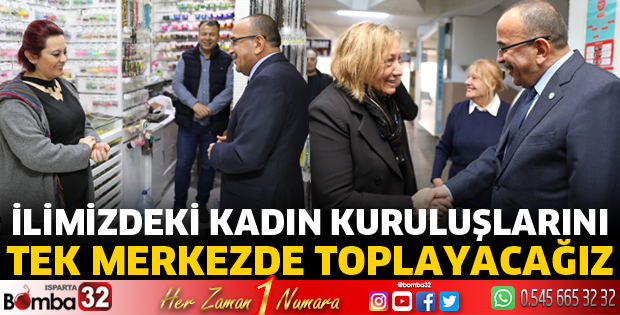 İlimizdeki kadın kuruluşlarını tek merkezde toplayacağız