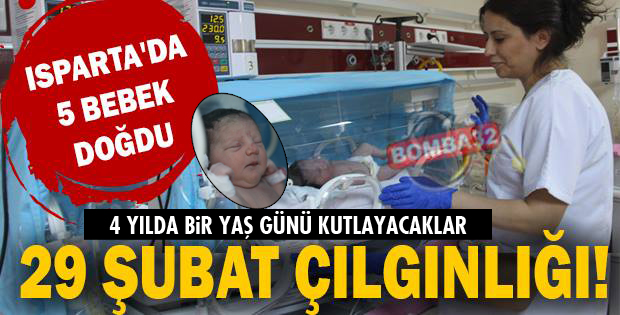 İLK DOĞUM GÜNÜNÜ 4 YIL BEKLEYECEK