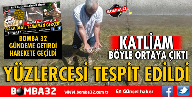 İLK İNCELEMEDE BİNLERCE BALIĞIN TELEF OLDUĞU GÖRÜLDÜ