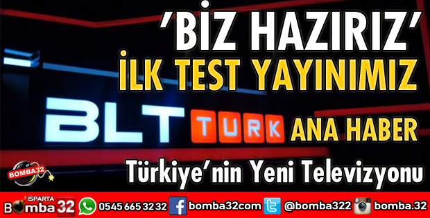 İLK TEST YAYINIMIZ BAŞLIYOR